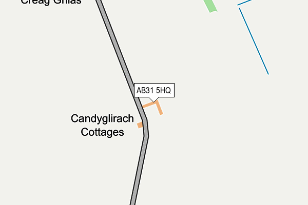AB31 5HQ map - OS OpenMap – Local (Ordnance Survey) AB31 5HQ map - OS OpenMap – Local (Ordnance Survey)
