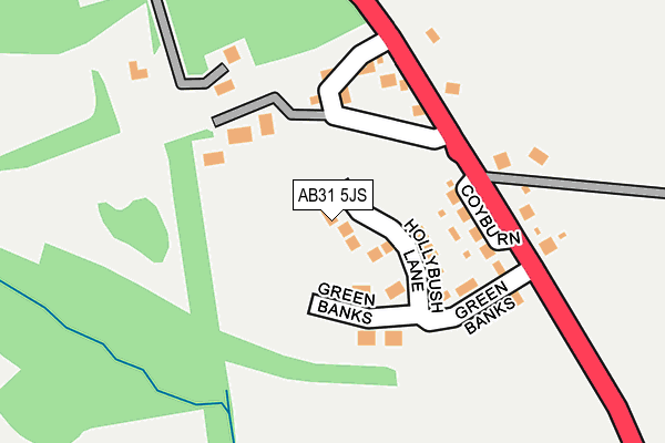 AB31 5JS map - OS OpenMap – Local (Ordnance Survey)