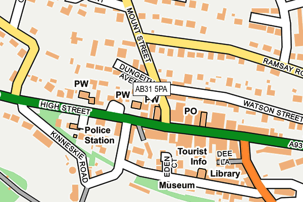 AB31 5PA map - OS OpenMap – Local (Ordnance Survey) AB31 5PA map - OS OpenMap – Local (Ordnance Survey)