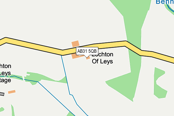 AB31 5QB map - OS OpenMap – Local (Ordnance Survey) AB31 5QB map - OS OpenMap – Local (Ordnance Survey)