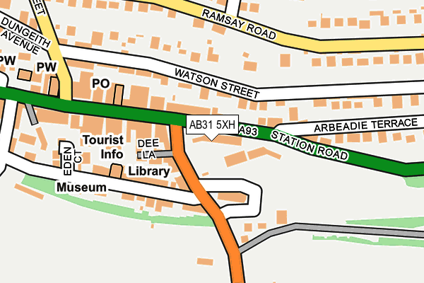 AB31 5XH map - OS OpenMap – Local (Ordnance Survey) AB31 5XH map - OS OpenMap – Local (Ordnance Survey)