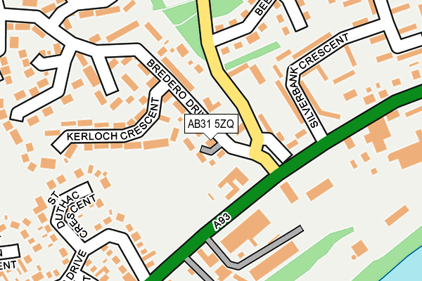 AB31 5ZQ map - OS OpenMap – Local (Ordnance Survey) AB31 5ZQ map - OS OpenMap – Local (Ordnance Survey)