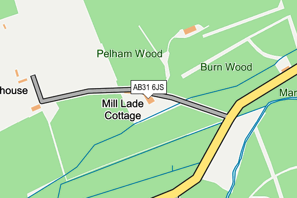 AB31 6JS map - OS OpenMap – Local (Ordnance Survey)