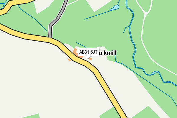 AB31 6JT map - OS OpenMap – Local (Ordnance Survey) AB31 6JT map - OS OpenMap – Local (Ordnance Survey)