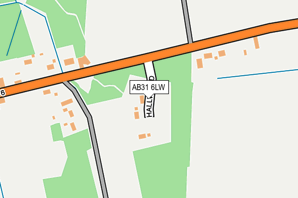 AB31 6LW map - OS OpenMap – Local (Ordnance Survey) AB31 6LW map - OS OpenMap – Local (Ordnance Survey)