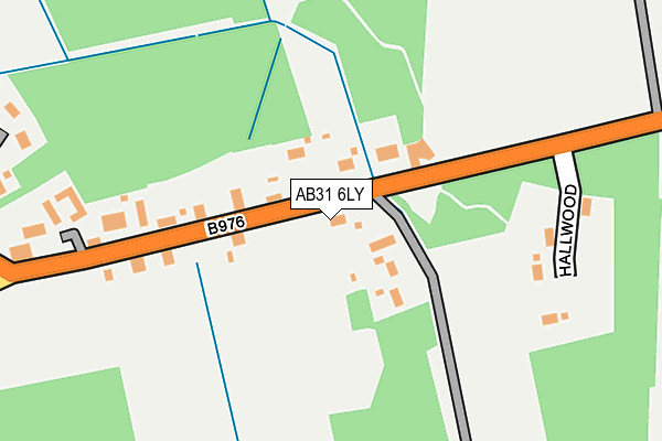 AB31 6LY map - OS OpenMap – Local (Ordnance Survey) AB31 6LY map - OS OpenMap – Local (Ordnance Survey)
