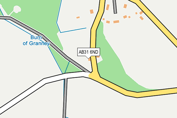 AB31 6ND map - OS OpenMap – Local (Ordnance Survey) AB31 6ND map - OS OpenMap – Local (Ordnance Survey)