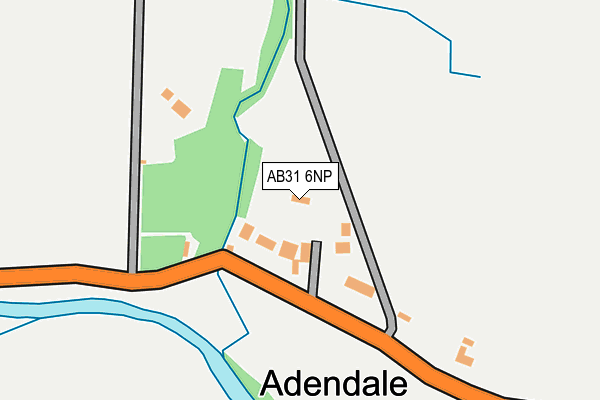 AB31 6NP map - OS OpenMap – Local (Ordnance Survey) AB31 6NP map - OS OpenMap – Local (Ordnance Survey)