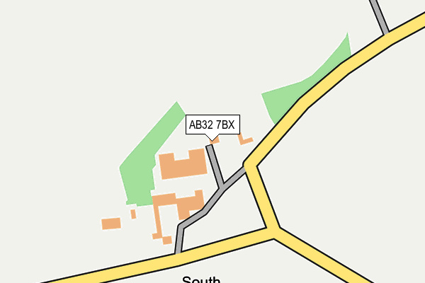 AB32 7BX map - OS OpenMap – Local (Ordnance Survey) AB32 7BX map - OS OpenMap – Local (Ordnance Survey)