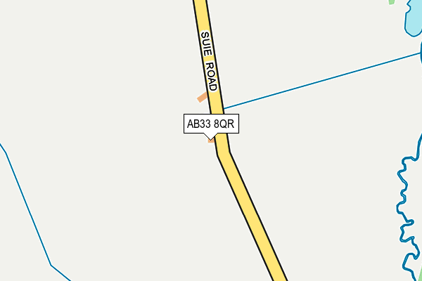 AB33 8QR map - OS OpenMap – Local (Ordnance Survey) AB33 8QR map - OS OpenMap – Local (Ordnance Survey)