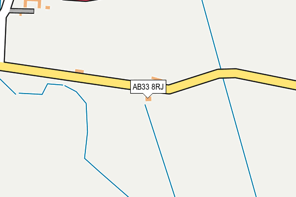 AB33 8RJ map - OS OpenMap – Local (Ordnance Survey) AB33 8RJ map - OS OpenMap – Local (Ordnance Survey)