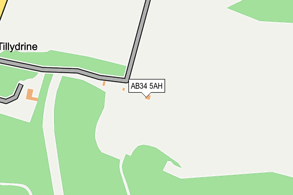 AB34 5AH map - OS OpenMap – Local (Ordnance Survey) AB34 5AH map - OS OpenMap – Local (Ordnance Survey)