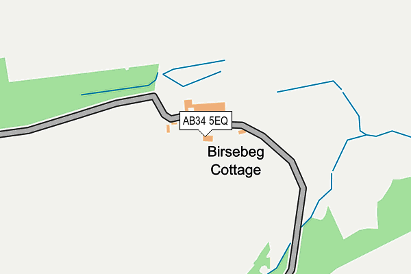 AB34 5EQ map - OS OpenMap – Local (Ordnance Survey) AB34 5EQ map - OS OpenMap – Local (Ordnance Survey)