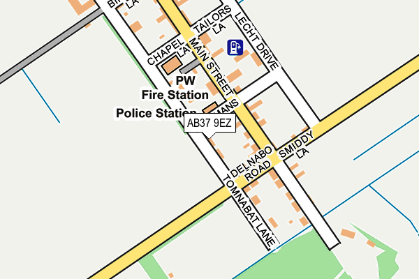 AB37 9EZ map - OS OpenMap – Local (Ordnance Survey) AB37 9EZ map - OS OpenMap – Local (Ordnance Survey)