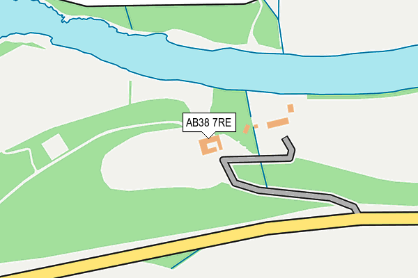 AB38 7RE map - OS OpenMap – Local (Ordnance Survey) AB38 7RE map - OS OpenMap – Local (Ordnance Survey)