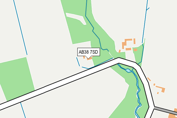 AB38 7SD map - OS OpenMap – Local (Ordnance Survey) AB38 7SD map - OS OpenMap – Local (Ordnance Survey)