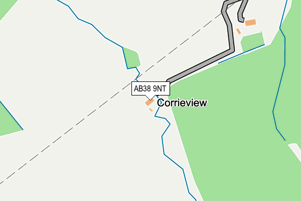 AB38 9NT map - OS OpenMap – Local (Ordnance Survey) AB38 9NT map - OS OpenMap – Local (Ordnance Survey)