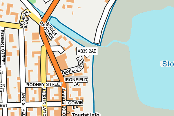 AB39 2AE map - OS OpenMap – Local (Ordnance Survey) AB39 2AE map - OS OpenMap – Local (Ordnance Survey)