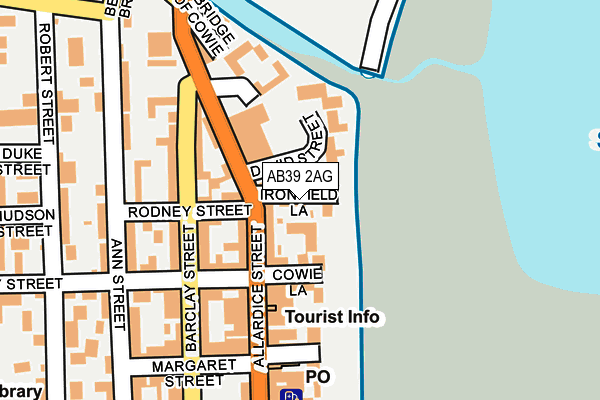 AB39 2AG map - OS OpenMap – Local (Ordnance Survey) AB39 2AG map - OS OpenMap – Local (Ordnance Survey)