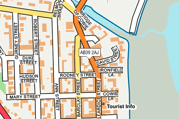 AB39 2AJ map - OS OpenMap – Local (Ordnance Survey) AB39 2AJ map - OS OpenMap – Local (Ordnance Survey)