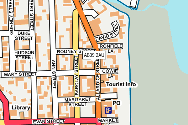 AB39 2AU map - OS OpenMap – Local (Ordnance Survey) AB39 2AU map - OS OpenMap – Local (Ordnance Survey)