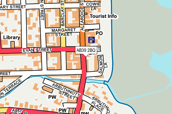 AB39 2BQ map - OS OpenMap – Local (Ordnance Survey) AB39 2BQ map - OS OpenMap – Local (Ordnance Survey)