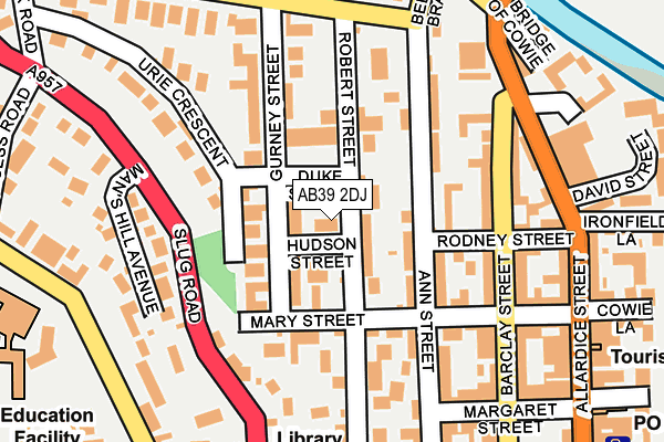 AB39 2DJ map - OS OpenMap – Local (Ordnance Survey) AB39 2DJ map - OS OpenMap – Local (Ordnance Survey)