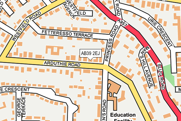AB39 2EJ map - OS OpenMap – Local (Ordnance Survey) AB39 2EJ map - OS OpenMap – Local (Ordnance Survey)