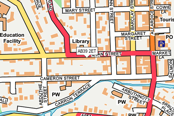 AB39 2ET map - OS OpenMap – Local (Ordnance Survey) AB39 2ET map - OS OpenMap – Local (Ordnance Survey)