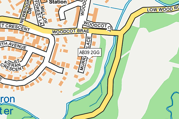 AB39 2GG map - OS OpenMap – Local (Ordnance Survey) AB39 2GG map - OS OpenMap – Local (Ordnance Survey)