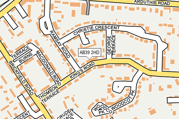 AB39 2HD map - OS OpenMap – Local (Ordnance Survey) AB39 2HD map - OS OpenMap – Local (Ordnance Survey)