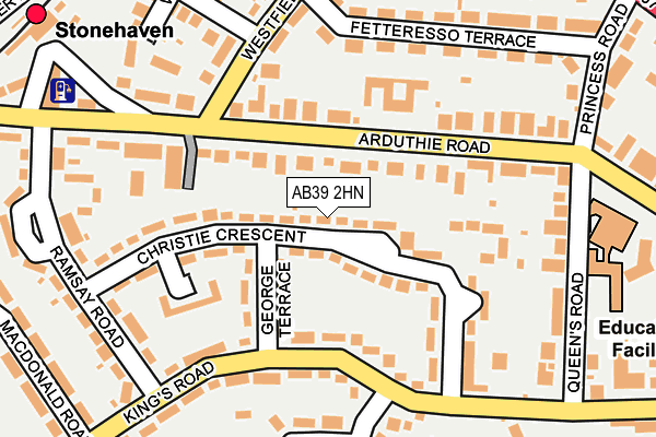 AB39 2HN map - OS OpenMap – Local (Ordnance Survey) AB39 2HN map - OS OpenMap – Local (Ordnance Survey)