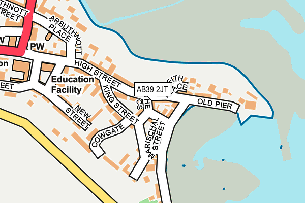 AB39 2JT map - OS OpenMap – Local (Ordnance Survey) AB39 2JT map - OS OpenMap – Local (Ordnance Survey)