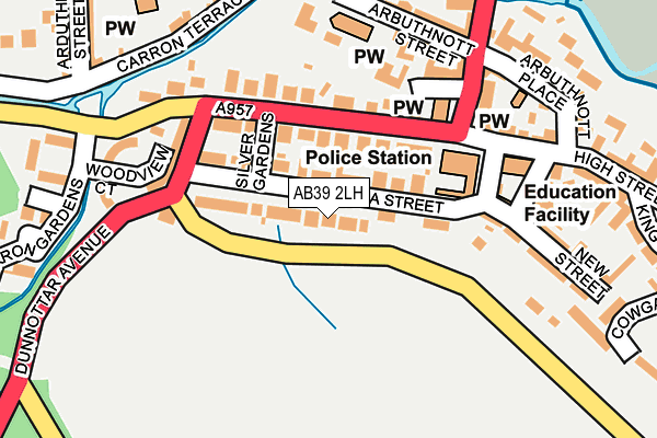 AB39 2LH map - OS OpenMap – Local (Ordnance Survey) AB39 2LH map - OS OpenMap – Local (Ordnance Survey)