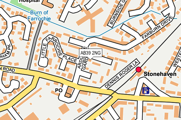 AB39 2NG map - OS OpenMap – Local (Ordnance Survey) AB39 2NG map - OS OpenMap – Local (Ordnance Survey)