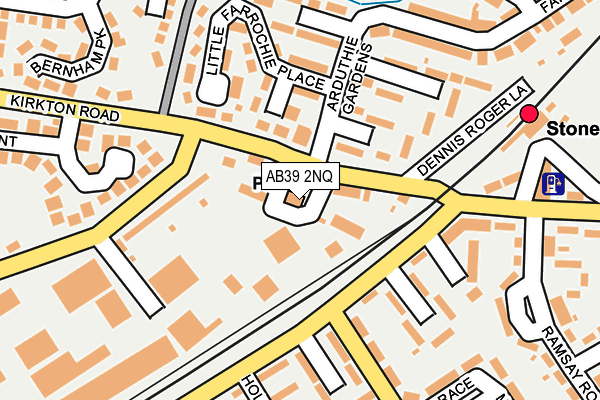 AB39 2NQ map - OS OpenMap – Local (Ordnance Survey) AB39 2NQ map - OS OpenMap – Local (Ordnance Survey)
