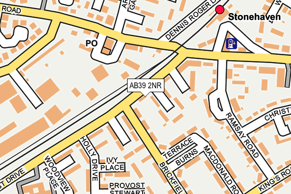 AB39 2NR map - OS OpenMap – Local (Ordnance Survey) AB39 2NR map - OS OpenMap – Local (Ordnance Survey)