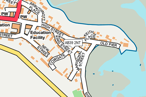 AB39 2NT map - OS OpenMap – Local (Ordnance Survey) AB39 2NT map - OS OpenMap – Local (Ordnance Survey)