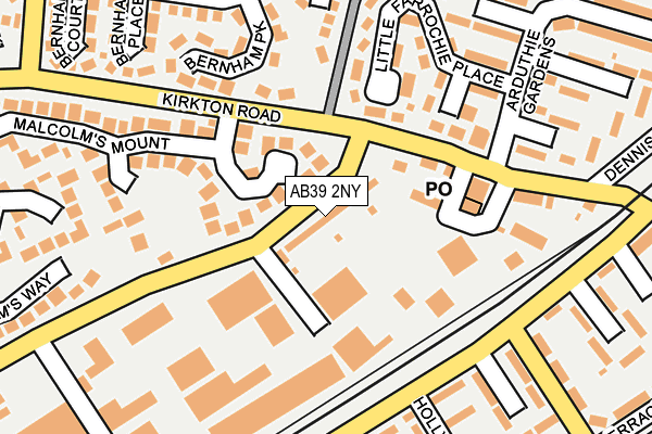 AB39 2NY map - OS OpenMap – Local (Ordnance Survey) AB39 2NY map - OS OpenMap – Local (Ordnance Survey)