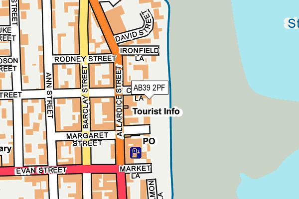 AB39 2PF map - OS OpenMap – Local (Ordnance Survey) AB39 2PF map - OS OpenMap – Local (Ordnance Survey)