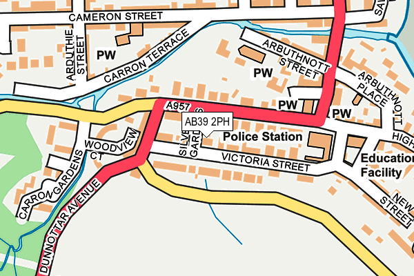 AB39 2PH map - OS OpenMap – Local (Ordnance Survey) AB39 2PH map - OS OpenMap – Local (Ordnance Survey)