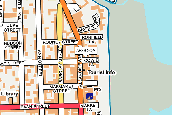 AB39 2QA map - OS OpenMap – Local (Ordnance Survey) AB39 2QA map - OS OpenMap – Local (Ordnance Survey)