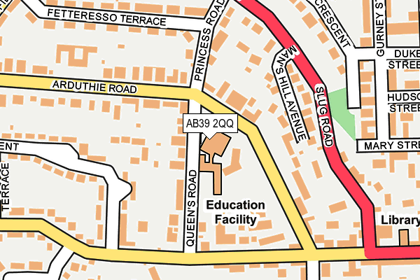 AB39 2QQ map - OS OpenMap – Local (Ordnance Survey) AB39 2QQ map - OS OpenMap – Local (Ordnance Survey)