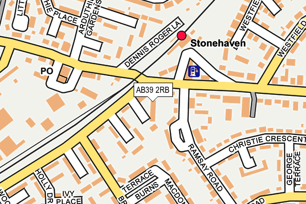 AB39 2RB map - OS OpenMap – Local (Ordnance Survey) AB39 2RB map - OS OpenMap – Local (Ordnance Survey)