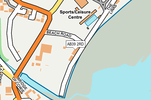AB39 2RD map - OS OpenMap – Local (Ordnance Survey) AB39 2RD map - OS OpenMap – Local (Ordnance Survey)
