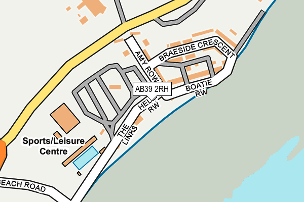 AB39 2RH map - OS OpenMap – Local (Ordnance Survey) AB39 2RH map - OS OpenMap – Local (Ordnance Survey)