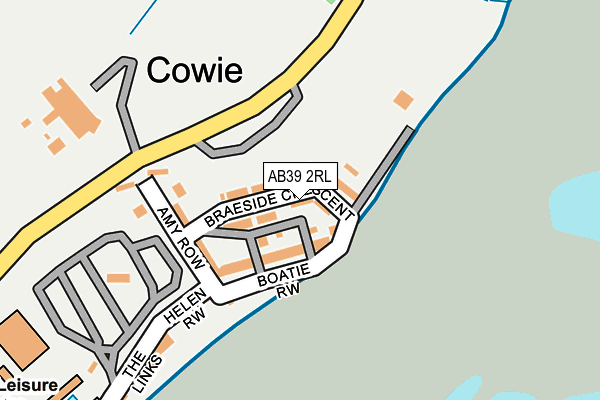 AB39 2RL map - OS OpenMap – Local (Ordnance Survey) AB39 2RL map - OS OpenMap – Local (Ordnance Survey)