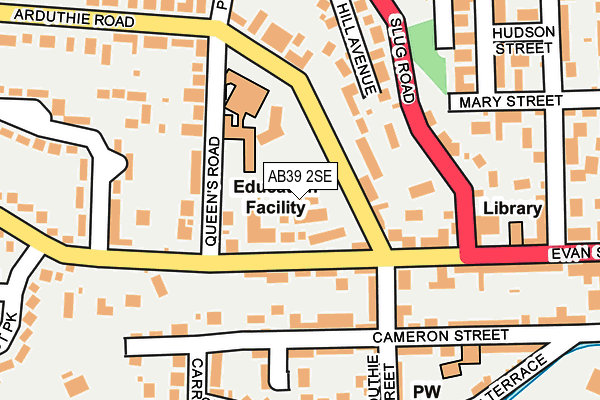 AB39 2SE map - OS OpenMap – Local (Ordnance Survey) AB39 2SE map - OS OpenMap – Local (Ordnance Survey)