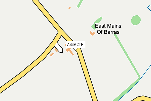 AB39 2TR map - OS OpenMap – Local (Ordnance Survey) AB39 2TR map - OS OpenMap – Local (Ordnance Survey)