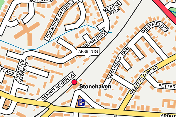 AB39 2UG map - OS OpenMap – Local (Ordnance Survey) AB39 2UG map - OS OpenMap – Local (Ordnance Survey)